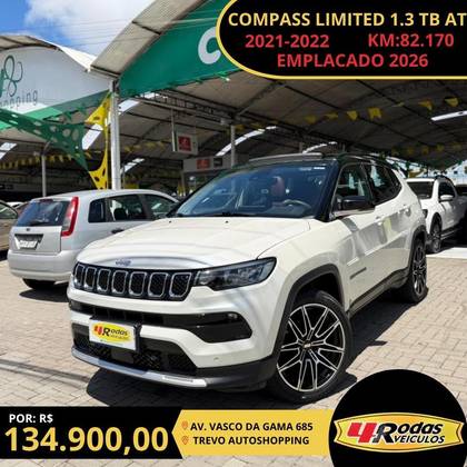 JEEP COMPASS 1.3 T270 TURBO FLEX LIMITED AT6